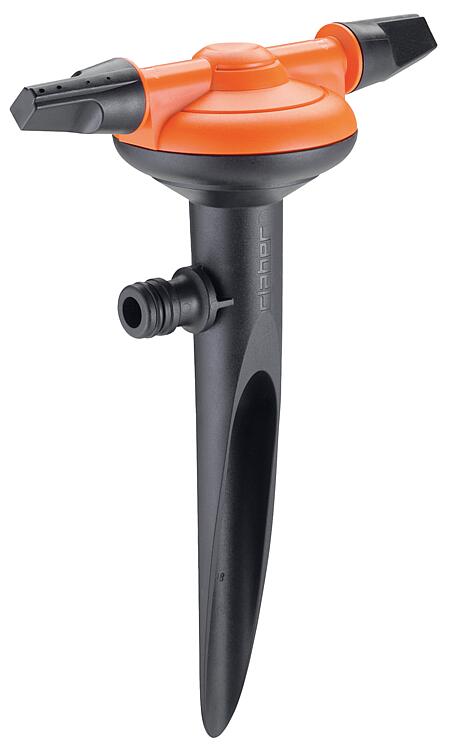 Rotationsregner mit Erdspieß