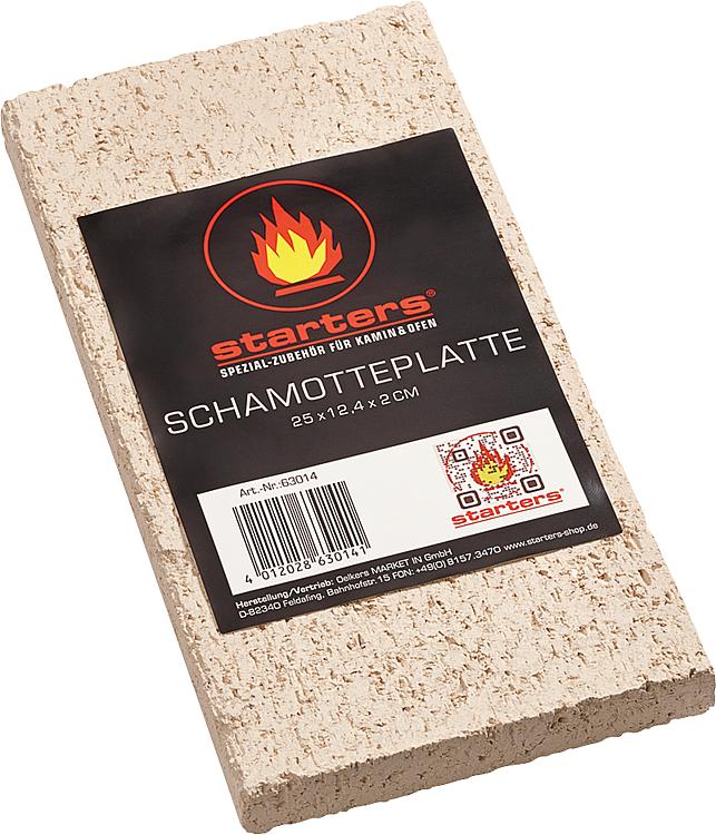 Schamotteplatte 30mm stark 290 x 140mm