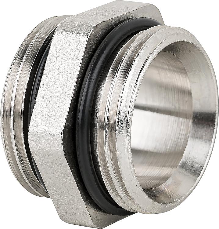Doppelnippel Sechskant 1" AG x 1" AG vernickelt Doppelnippel Sechskant 1" AG x 1" AG vernickelt