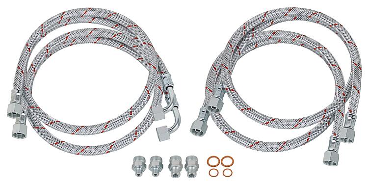 Ölbrennerschlauch Set inkl. Anschlussnippel + Dichtringe Ölbrennerschlauch Set inkl. Anschlussnippel + Dichtringe