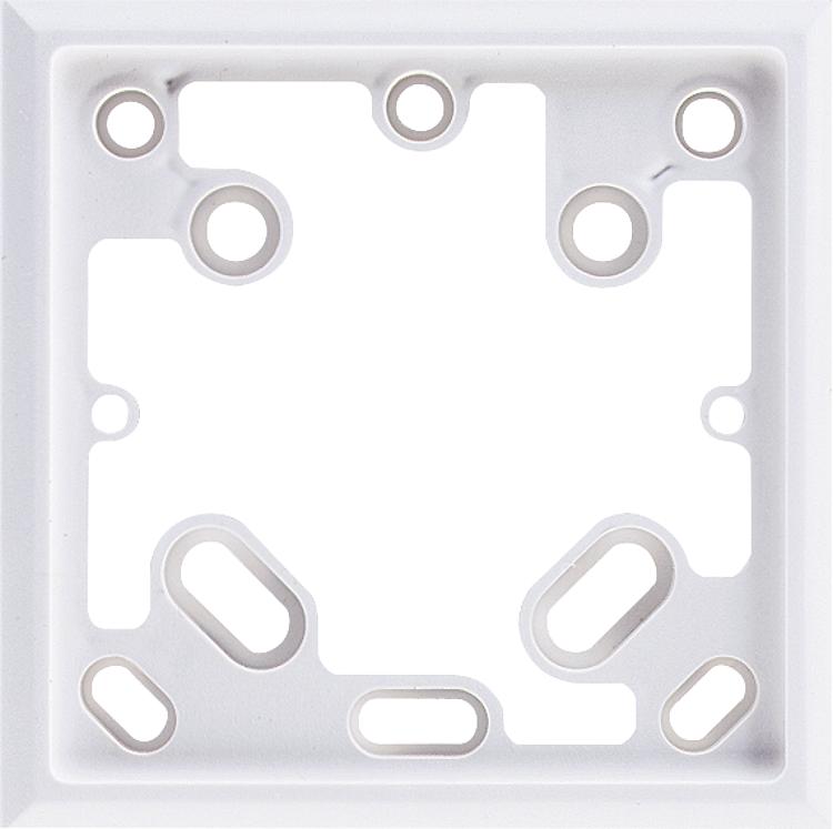 Kunststoff Adapterrahmen für UP-Dosen ARA 1 E Kunststoff Adapterrahmen für UP-Dosen ARA 1 E