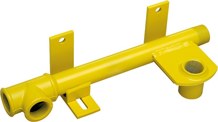 Rohr-Anschluss-Einheit RAE + ver- stellb.Wandhalt.,Durchgang DN32 (1 1/4")xAbgang DN25(1")