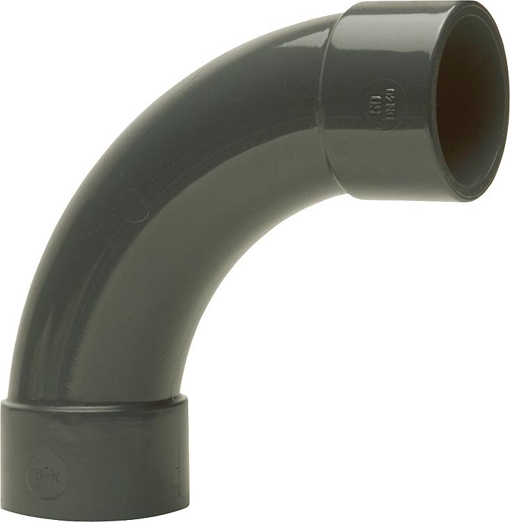 PVC-U - Klebefitting Bogen 90 , 16 mm, beidseitig Klebemuffe PVC-U - Klebefitting Bogen 90 , 16 mm, beidseitig Klebemuffe