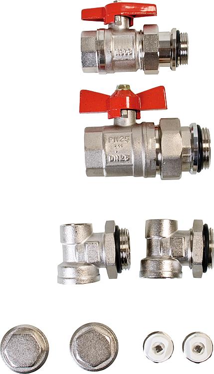 WS-Anschlussgarnitur Typ 3/4" vertikal WS-Anschlussgarnitur Typ 3/4" vertikal