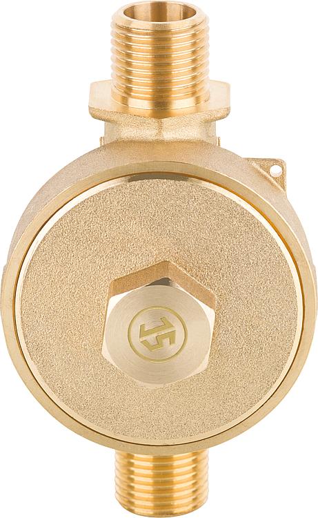 Unterputzgehäuse für UP-Zähler MTK / MTW 1/2" AG / 15 mm Löt. Unterputzgehäuse für UP-Zähler MTK / MTW 1/2" AG / 15 mm Löt.