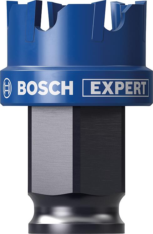 Lochsäge BOSCH® EXPERT Carbide SheetMetal, mit PowerChange Plus Aufnahme Ø 27 mm, Arbeitslänge 20 mm Lochsäge BOSCH® EXPERT Carbide SheetMetal, mit PowerChange Plus Aufnahme Ø 27 mm, Arbeitslänge 20 mm
