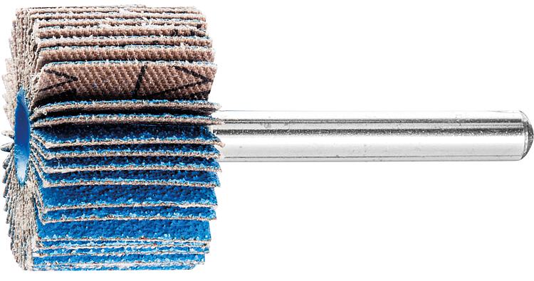 Fächerschleifer Pferd F, Ø 30 x 20 mm, Schaft-Ø 6 mm, Körnung A 80