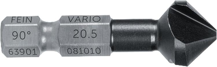 Kegelsenker Fein, 20,5 mm (M10), 90°, mit VARIO Bit-Schaft
