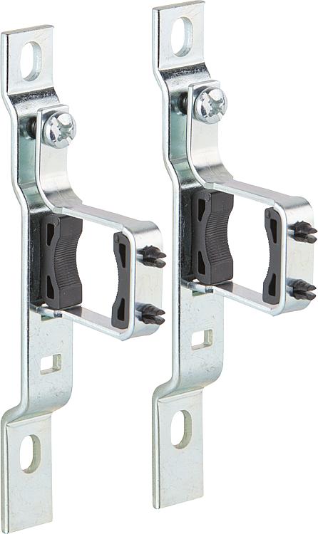 Einzel-Wandhalterungsset mit Schalldämmeinlage, für Verteilerbalken 1", VPE: 2 Einzel-Wandhalterungsset mit Schalldämmeinlage, für Verteilerbalken 1", VPE: 2