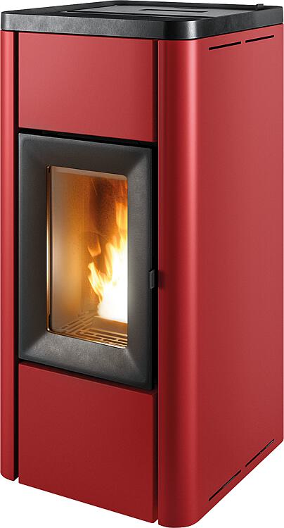 Pelletofen MCZ GHEA Air 6 R, Grundgerät mit Verkleidung Metall Bordeaux_304 Pelletofen MCZ GHEA Air 6 R, Grundgerät mit Verkleidung Metall Bordeaux_304