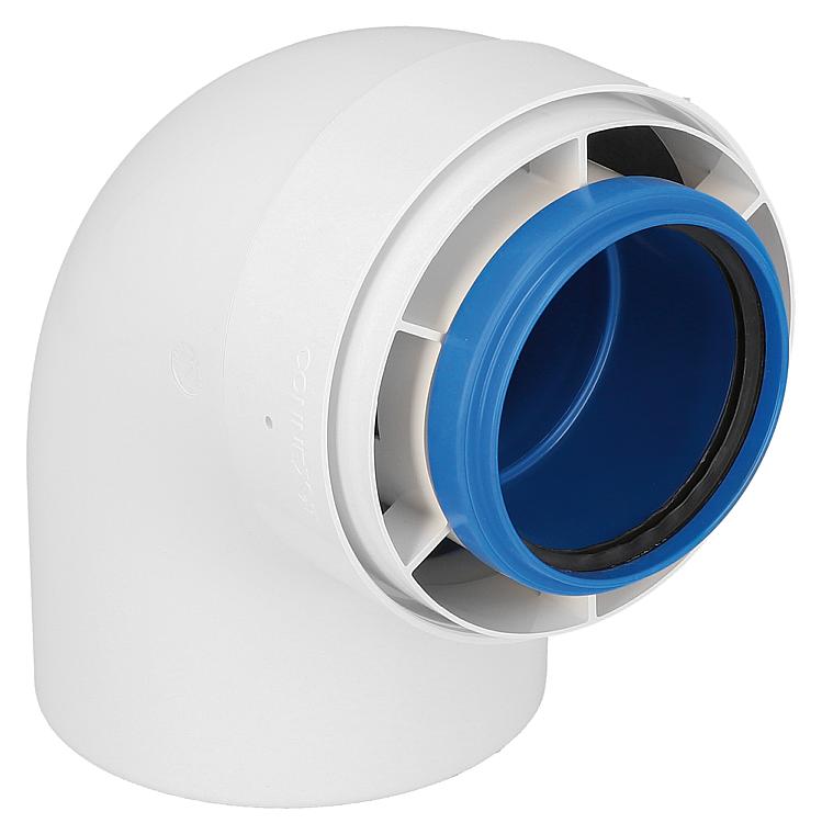 CondensBlue AZ-C Ausßenwand Bogen 87° DN80/125 CondensBlue AZ-C Ausßenwand Bogen 87° DN80/125