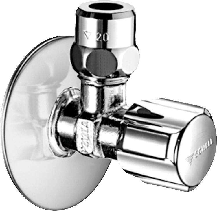 Eckventil Schell Comfort kurze Bauform 1/2"x3/8"x10mm selbstdichtend chrom Eckventil Schell Comfort kurze Bauform 1/2"x3/8"x10mm selbstdichtend chrom