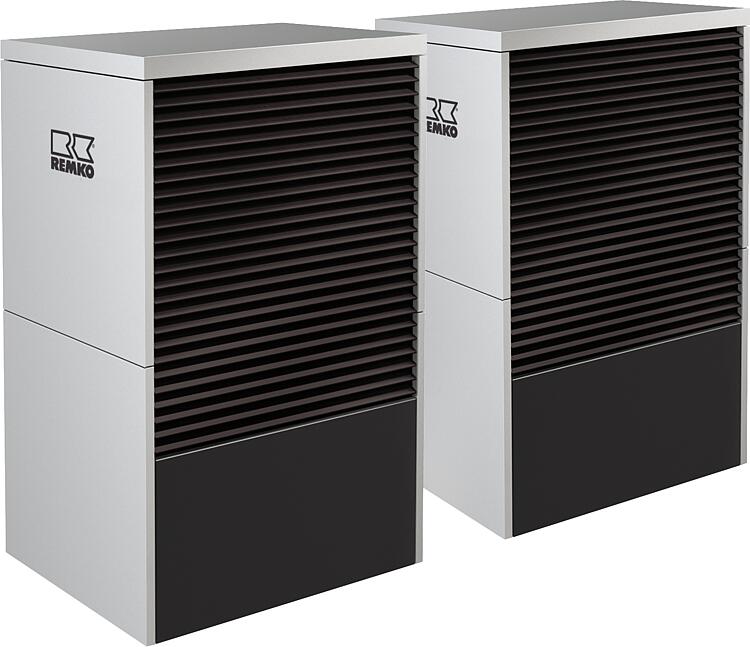 Monoblock-Wärmepumpe Remko Serie LWM 110 Duo, Graphit