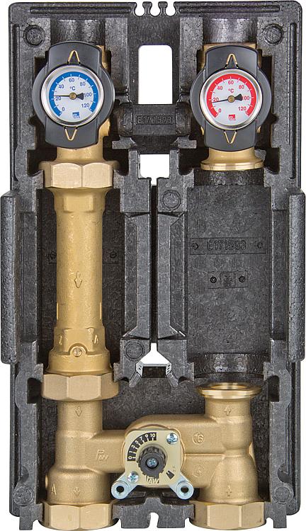 Heizkreisset K32 Heat Bloc DN 32(1 1/4") 3-Wege-Mischer Heizkreisset K32 Heat Bloc DN 32(1 1/4") 3-Wege-Mischer