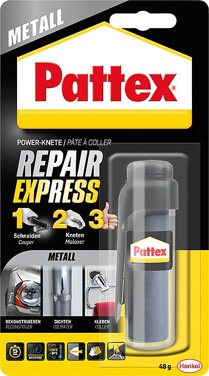 Reparaturknete Metall PATTEX Powerknete Repair Express 48g Blisterkarte Reparaturknete Metall PATTEX Powerknete Repair Express 48g Blisterkarte