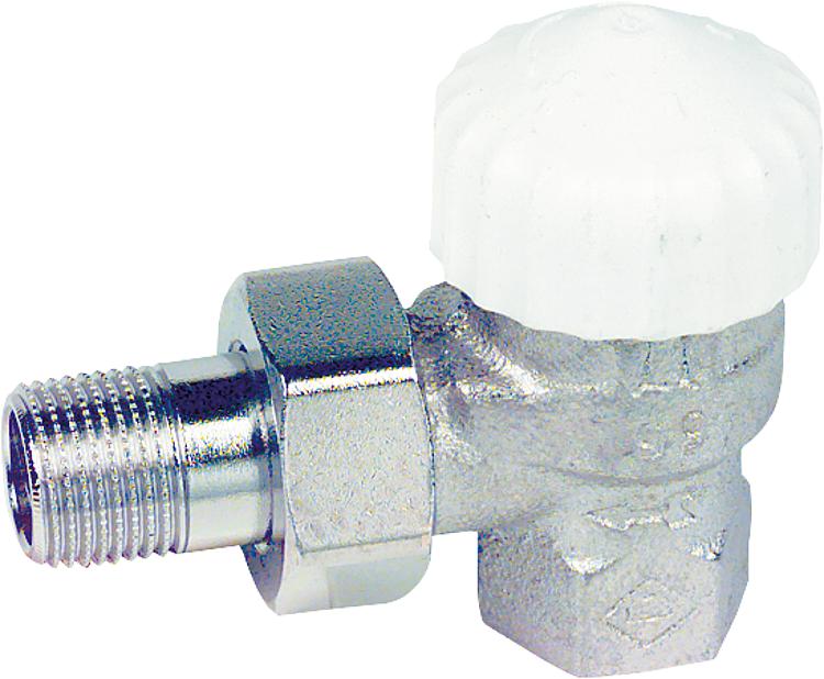 Heimeier Thermostatventil V-exact II Rotguß vernickelt R 1/2"Durchgang Heimeier Thermostatventil V-exact II Rotguß vernickelt R 1/2"Durchgang