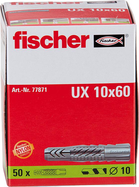 Universaldübel UX 10 x 60 VPE 50 Universaldübel UX 10 x 60 VPE 50