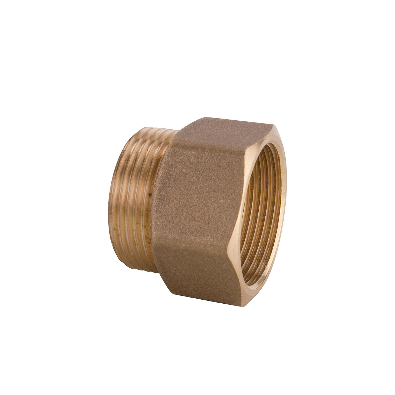 Muffennippel AG (flach) x IG konisch dichtend Muffennippel AG (flach) x IG konisch dichtend