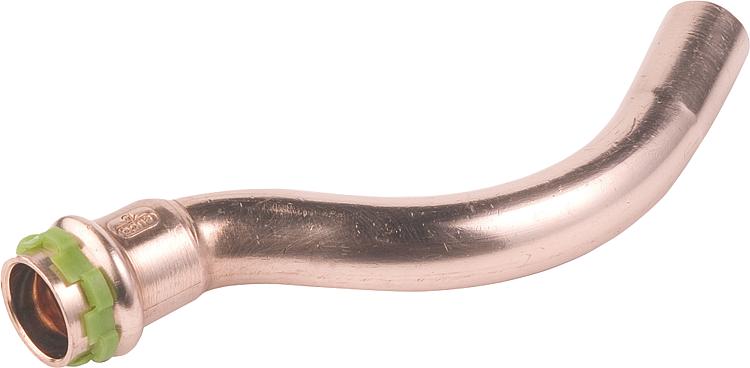 Kupfer Pressfitting V-Kontur Überspringbogen i/a 15 mm Typ P5086 Kupfer Pressfitting V-Kontur Überspringbogen i/a 15 mm Typ P5086