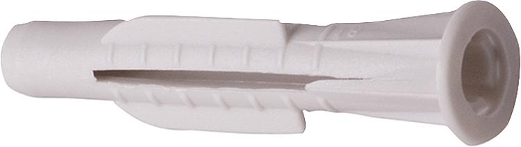 Universaldübel mit Kragen 5 x 30mm, VPE= 100 Stück Universaldübel mit Kragen 5 x 30mm, VPE= 100 Stück