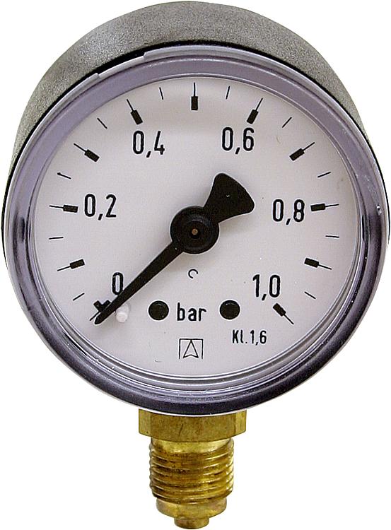 Rohrfeder-Standardmanometer 0-2,5 bar, 40 mm, G 1/8" Rohrfeder-Standardmanometer 0-2,5 bar, 40 mm, G 1/8"
