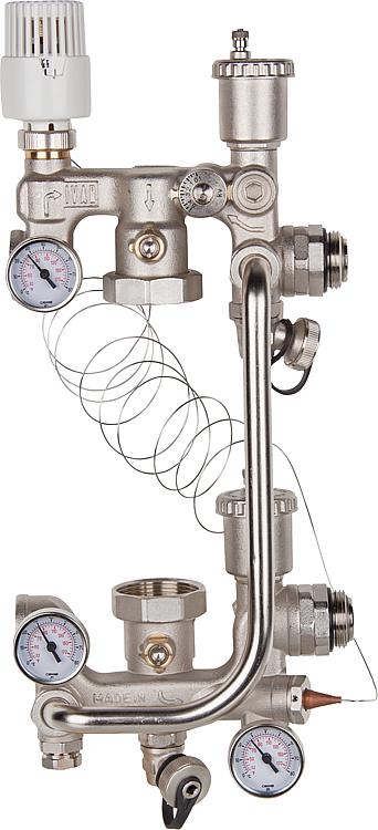 Fußbodenregulierungseinheit Combimix 1 für 130 mm BL, 20-60 C,ohne Bypass Fußbodenregulierungseinheit Combimix 1 für 130 mm BL, 20-60 C,ohne Bypass