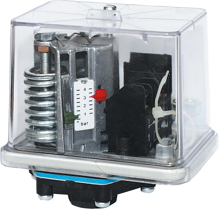 Druckschalter mit Perbunan-Membrane fürÖl, Wasser u. Luft Typ FF4-4DAH / max.Bet