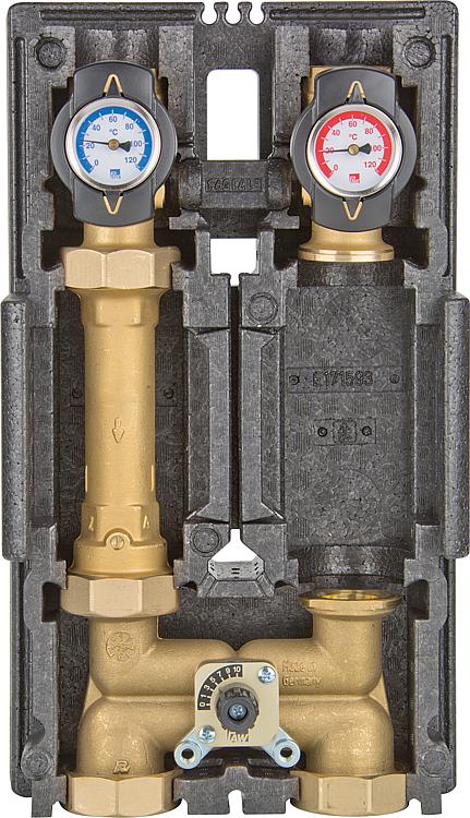 Heizkreisset K38 Heat Bloc DN 32(1 1/4") 4-Wege-Mischer Heizkreisset K38 Heat Bloc DN 32(1 1/4") 4-Wege-Mischer