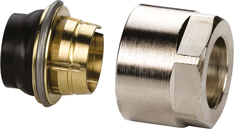 Anschluss-Set F11 12x1-3/4" SW 27 vernickelt Anschluss-Set F11 12x1-3/4" SW 27 vernickelt