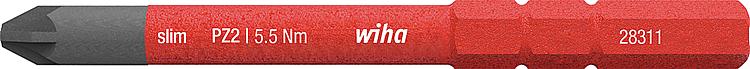 VDE-slimBit Wiha® Pozidriv PZ2 VDE-slimBit Wiha® Pozidriv PZ2