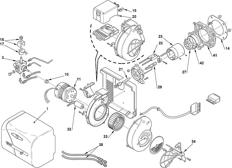 Brennerrohr Riello 3005768 Brennerrohr Riello 3005768
