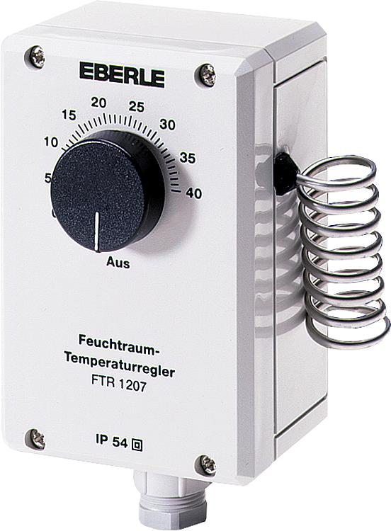 Feuchtraum-Temperaturregler Typ FTR 1207 (elektr.mechanisch) 0 ... 40 C Feuchtraum-Temperaturregler Typ FTR 1207 (elektr.mechanisch) 0 ... 40 C