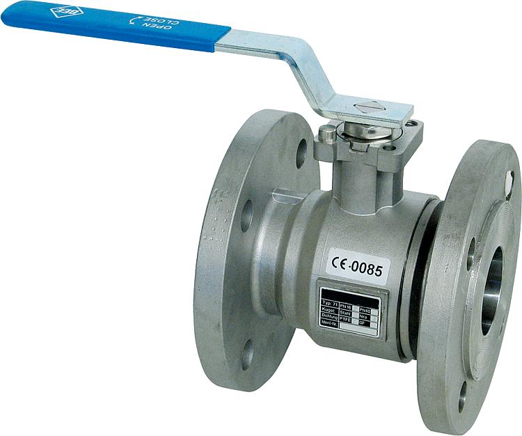 Flanschkugelhahn aus Edelstahl PN 16 Typ 76 E DN 100 Nachfolgemod. 71E Kugel Ede Flanschkugelhahn aus Edelstahl PN 16 Typ 76 E DN 100 Nachfolgemod. 71E Kugel Ede