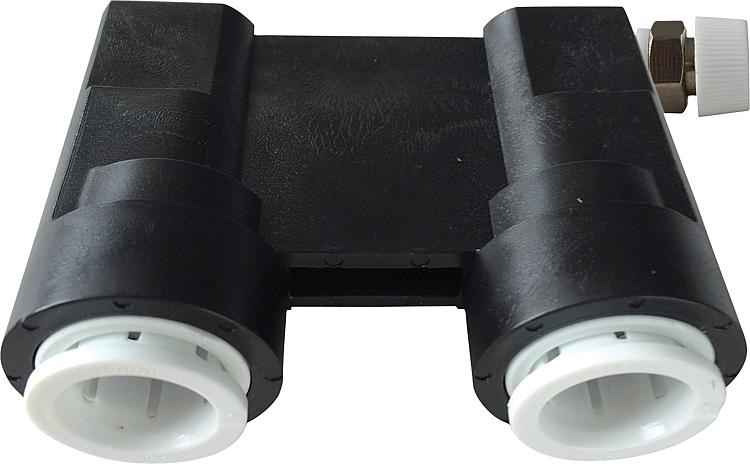 Abdrück-Brücke m.Entlüftungsv. Stichm.50mm,15mm,CU,C-/Edelstahl, u.Kunststoffroh Abdrück-Brücke m.Entlüftungsv. Stichm.50mm,15mm,CU,C-/Edelstahl, u.Kunststoffroh
