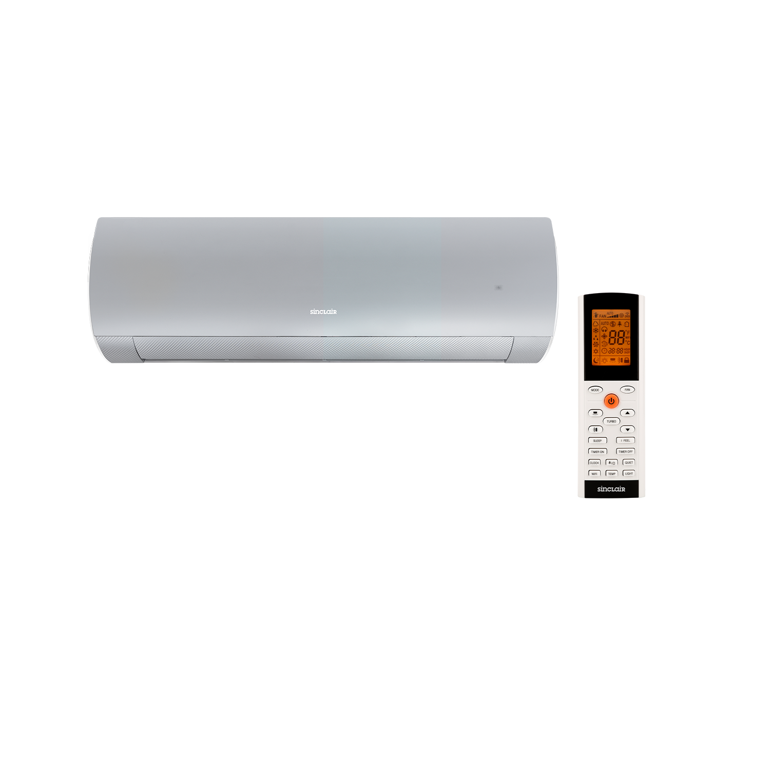 Sinclair, Terrel Wandgerät Anthrazit 5,3 kW Kühlen / 5,6 kW Heizen Sinclair, Terrel Wandgerät Anthrazit 5,3 kW Kühlen / 5,6 kW Heizen