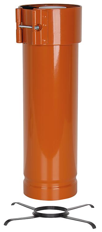 Überdachverlängerung, DN 110/150 rot, 1000mm Überdachverlängerung, DN 110/150 rot, 1000mm