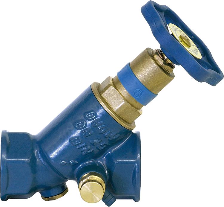 Blue-t Schrägsitzv.DN15/1/2" nichtsteigender Spindel KFR IG x IG/mit Entleerung Blue-t Schrägsitzv.DN15/1/2" nichtsteigender Spindel KFR IG x IG/mit Entleerung