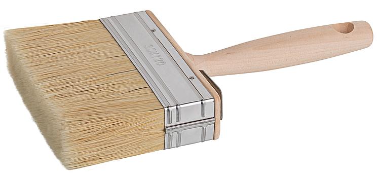 Pr.-Flächenstreicher eckig 67 x 120 mm, helle Chinaborste, 3-fach gek. 90 % Tops