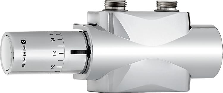Heimeier Multilux 4-Set Halo Zwei-und Einrohrbetrieb, 3/4", verchromt