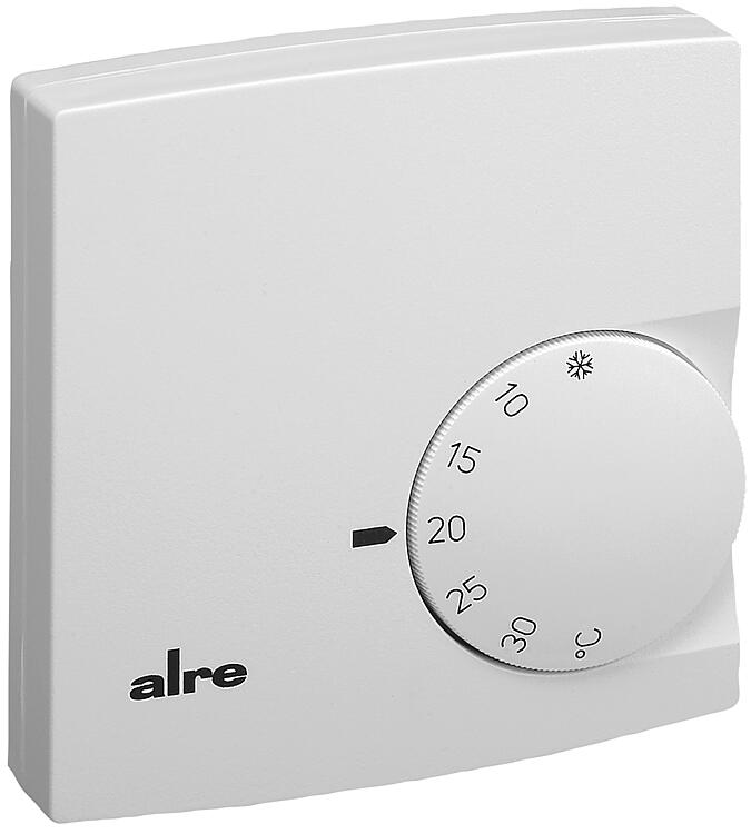 Raumtemperaturregler Aufputz, Öffner, ECO-Funktion, reinweiß, RTBSB-001.202