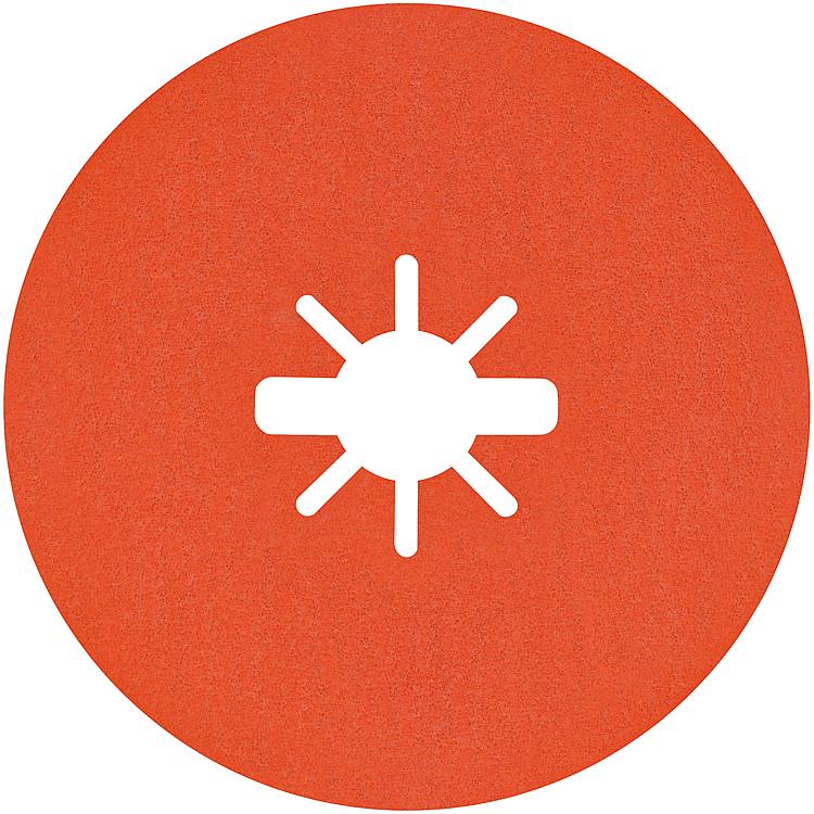 Fiberscheibe BOSCH® EXPERT R782, für Metall und Edelstahlbleche Ø 115 mm, Körnung 120, X-Lock VPE 25 Stück