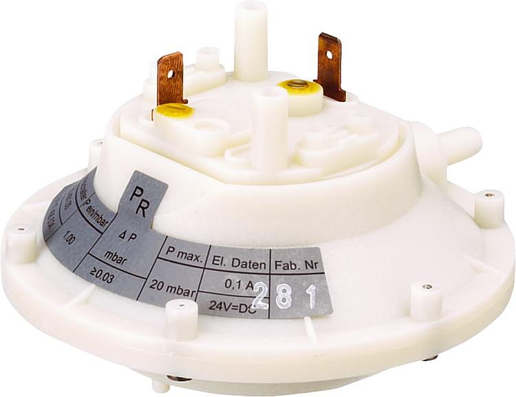 Differenzdruckschalter für ZR/ZWR-4 Ju.Nr.: 8 717 406 034