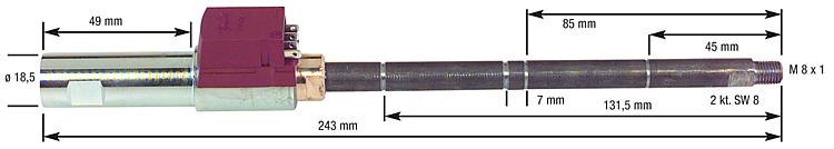 Ölvorwärmer für Hofamat- K 40/60 heizbarer Düsenstock kompl. mit FPHB 5 30-110 W