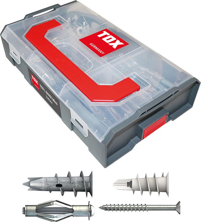 TOX L-BOXX Mini Gipskarton Indoor Sortiment 120 teilig TOX L-BOXX Mini Gipskarton Indoor Sortiment 120 teilig