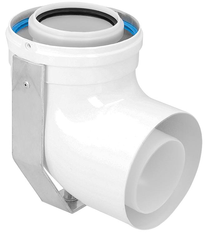 CondensBlue AZ Bogen 87 mit Stützfuß DN 110/150 CondensBlue AZ Bogen 87 mit Stützfuß DN 110/150