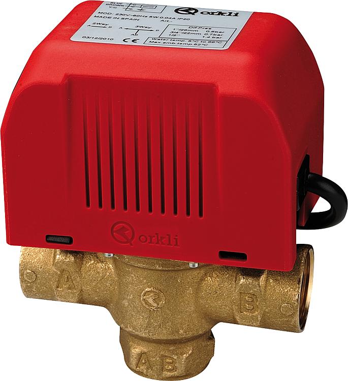 Dreiwege - Zonenventil 1" i.i. kompl. mit Motor 230V Dreiwege - Zonenventil 1" i.i. kompl. mit Motor 230V