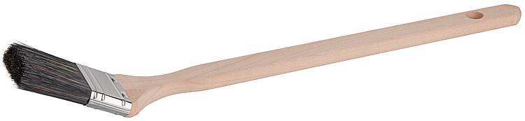 Pr.-Fassadenpinsel 50 mm schwarz, Buchenstiel, Weißblechzwinge