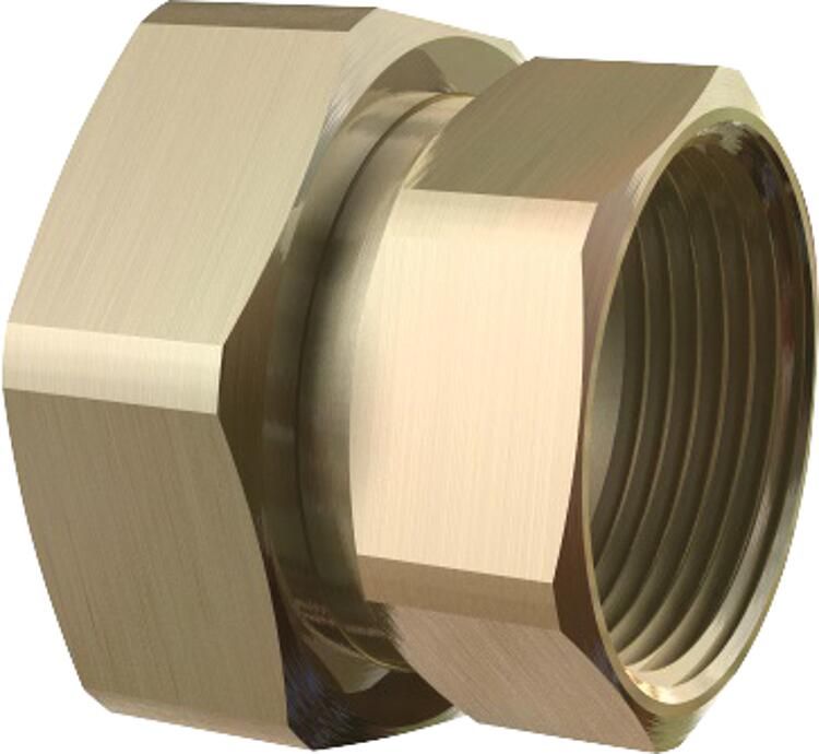 Anschlussverschraubung mit IG für Regelventil TA- Compact-P, DN 10 (3/8") Anschlussverschraubung mit IG für Regelventil TA- Compact-P, DN 10 (3/8")