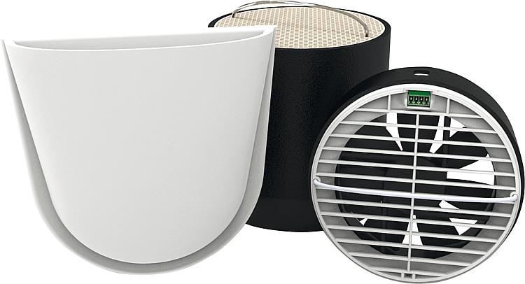 Fertigstellungsset Smart Fan best.aus Lüftungseinheit, Innenblende Standard weiß Fertigstellungsset Smart Fan best.aus Lüftungseinheit, Innenblende Standard weiß