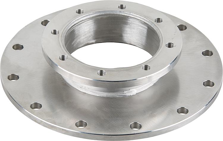 Übergangsflansch 280x290mm, Edelstahl Übergangsflansch 280x290mm, Edelstahl